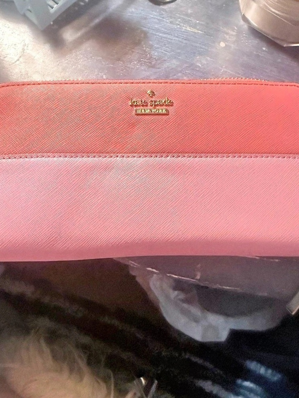 Kate Spade Pink Zip-Around Wallet
